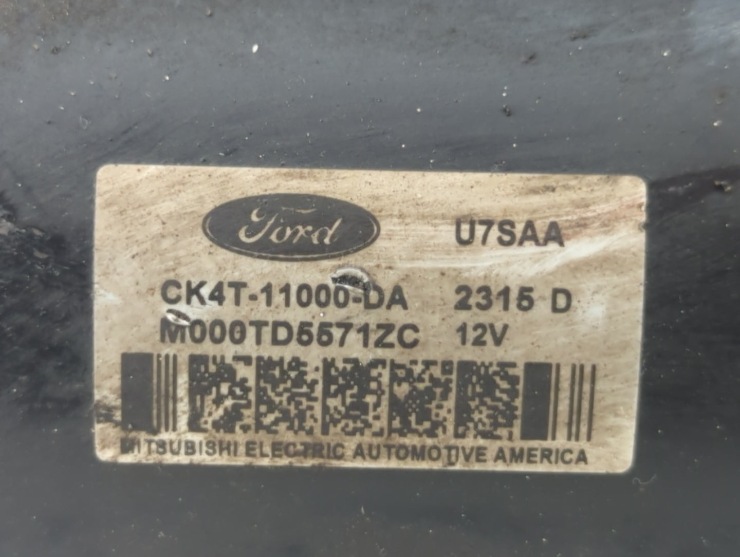 2015-2017 Ford F-150 Car Starter Motor Solenoid OEM P/N:CK4T-11000-DA Fits Fits 2015 2016 2017 2018 2019 2020 OEM Used Auto 