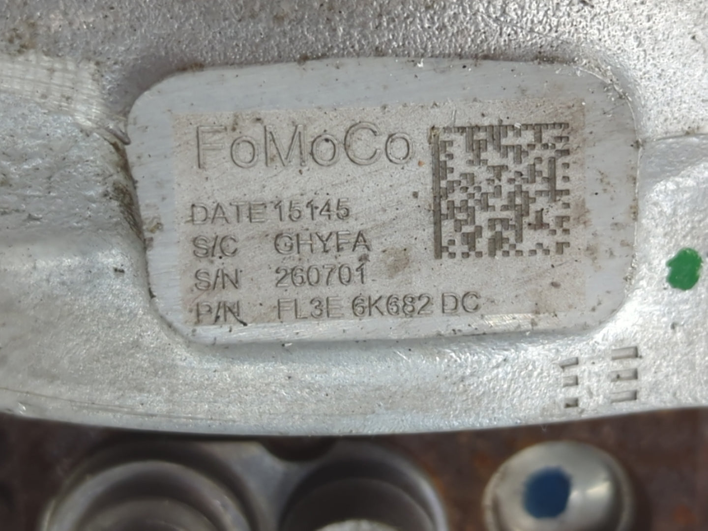 2015 Ford F-150 Turbocharger Turbo Charger Super Charger Supercharger - Oemusedautoparts1.com