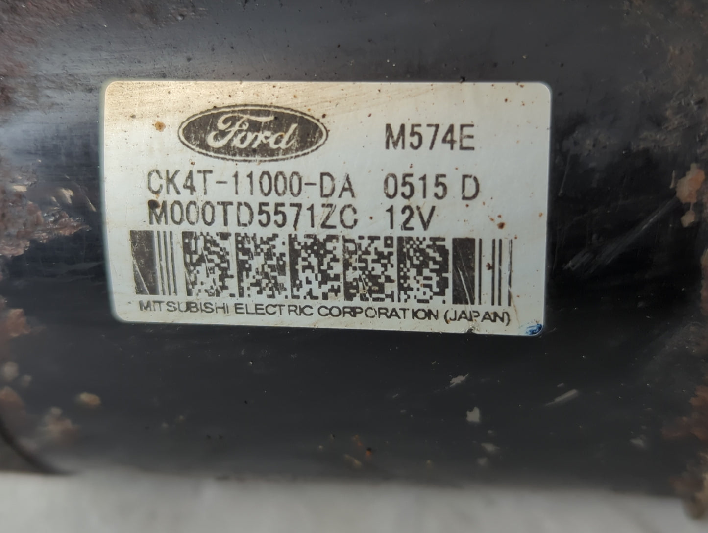2015-2017 Ford F-150 Car Starter Motor Solenoid OEM P/N:M000TD5571ZC CK4T-11000-DA, 591972 Fits Fits 2015 2016 2017 2018 201