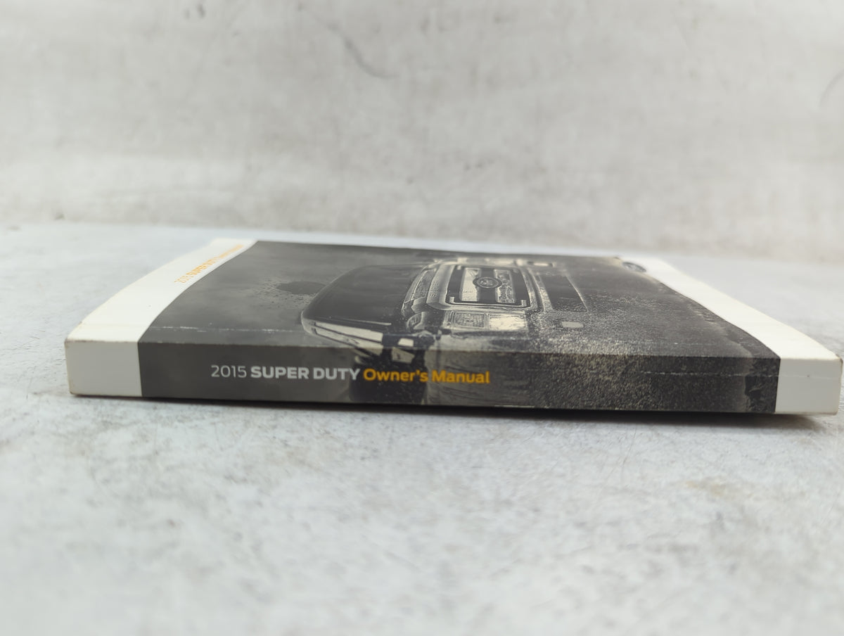 2015 Ford F-250 Super Duty Owners Manual Book Guide P/N:FC3J19A321AB OEM Used Auto Parts - Oemusedautoparts1.com