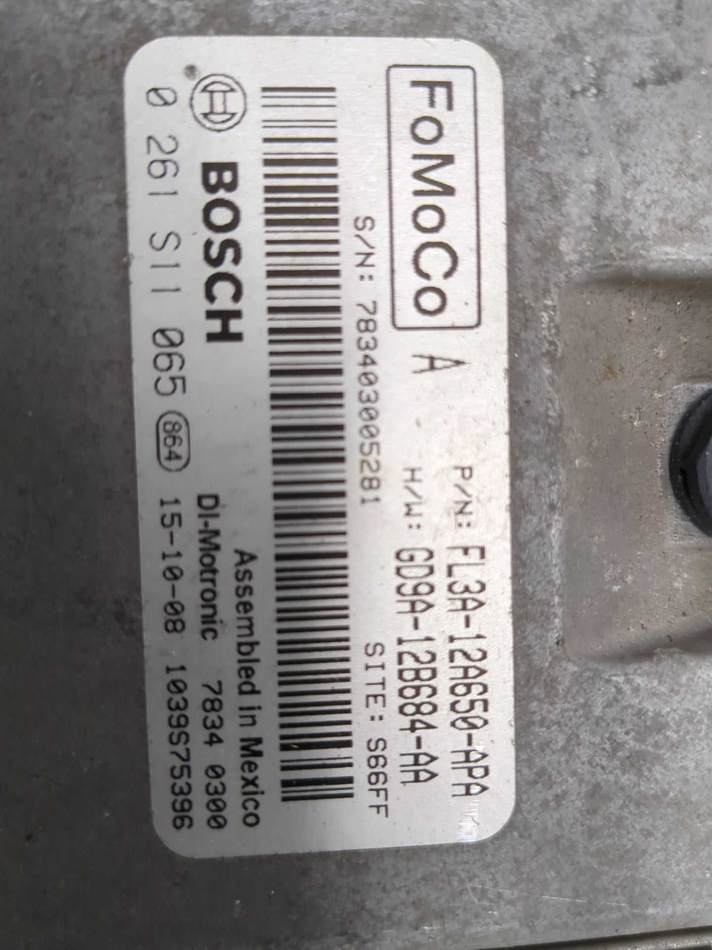 2015 Ford F150 PCM Engine Control Computer ECU ECM PCU OEM P/N:FL3A-12A650-APA GD9A-12B684-AA Fits Fits 2016 2017 2018 2019 
