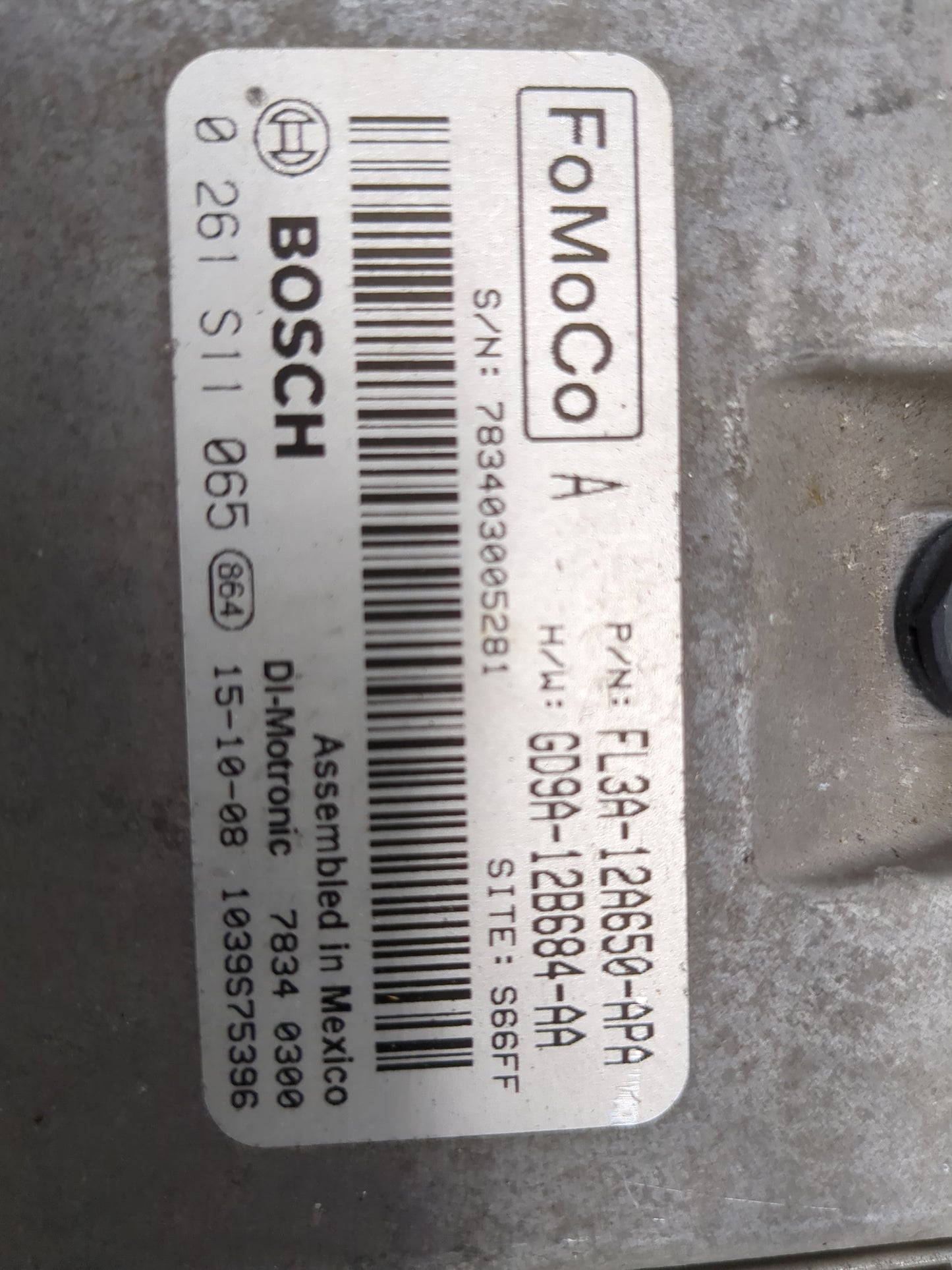 2015 Ford F150 PCM Engine Control Computer ECU ECM PCU OEM P/N:FL3A-12A650-APA GD9A-12B684-AA Fits Fits 2016 2017 2018 2019 