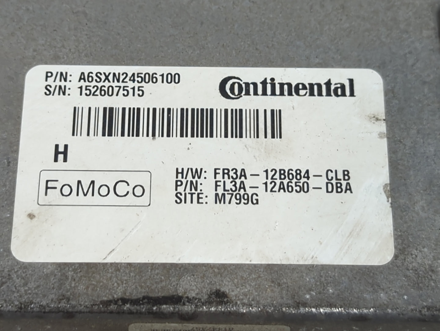 2015 Ford F150 PCM Engine Control Computer ECU ECM PCU OEM P/N:FL3A-12A650-DBA FR3A-12B684-CLB Fits Fits 2016 2017 2018 2019