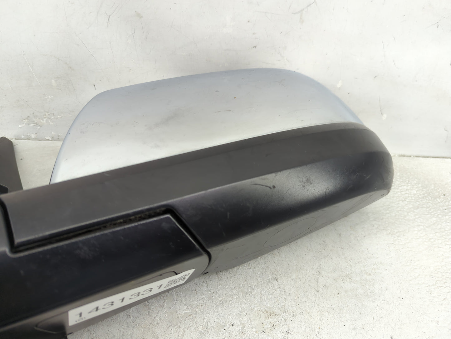 Ford F150 Driver Left Side View Power Door Mirror Silver - Oemusedautoparts1.com