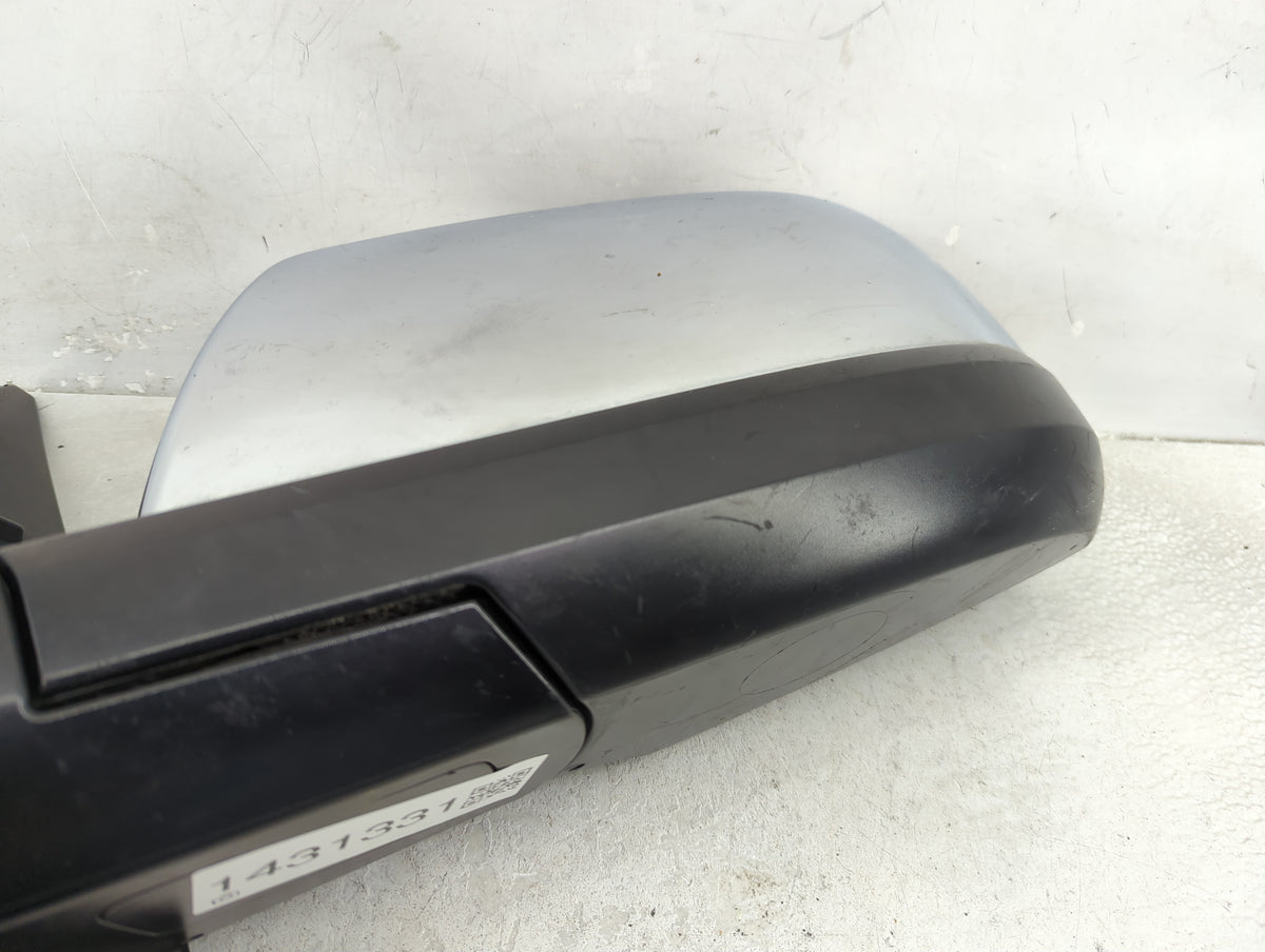 Ford F150 Passenger Right Side View Power Door Mirror Silver - Oemusedautoparts1.com