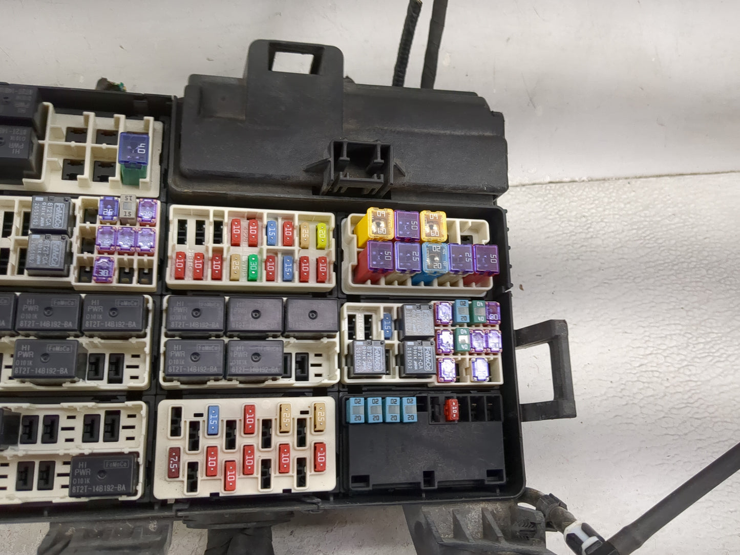 2015 Ford F150 Fusebox Fuse Box Panel Relay Module P/N:FL3T-12A581BMK Fits OEM Used Auto Parts - Oemusedautoparts1.com