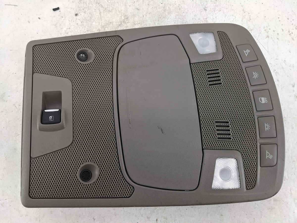 Ford F150 Overhead Console W/rear Climate Control Tan - Oemusedautoparts1.com
