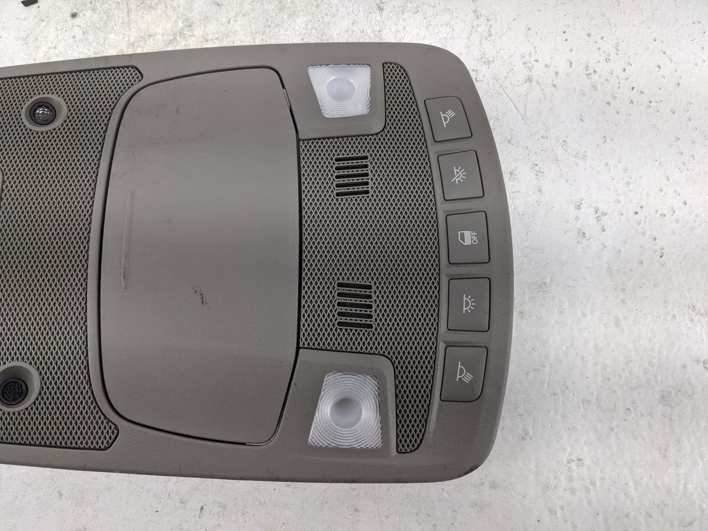Ford F150 Overhead Console W/rear Climate Control Tan - Oemusedautoparts1.com