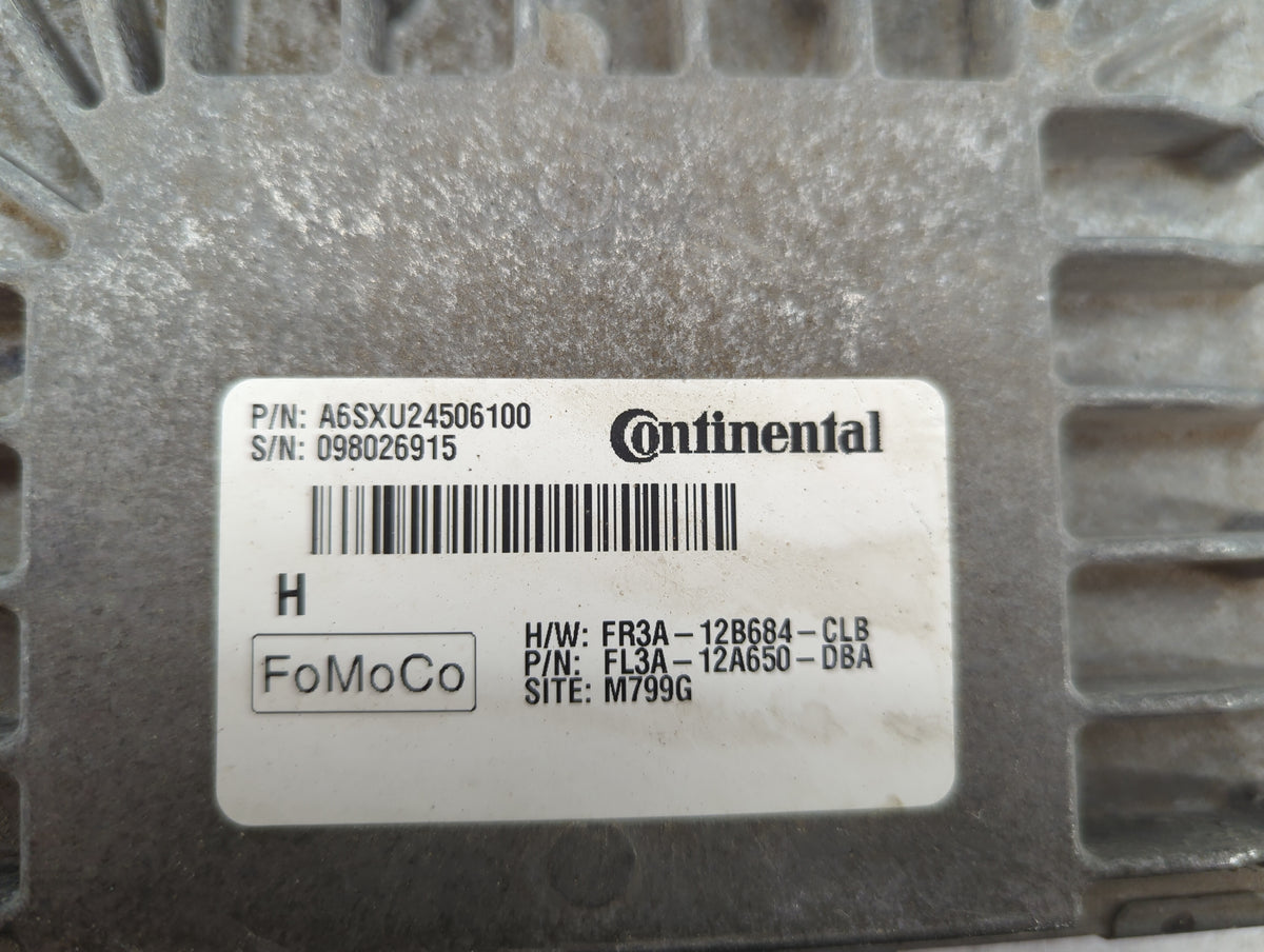 2015 Ford F150 PCM Engine Control Computer ECU ECM PCU OEM P/N:FL3A-12A650-DBA FR3A-12B684-CLB Fits Fits 2016 2017 2018 2019