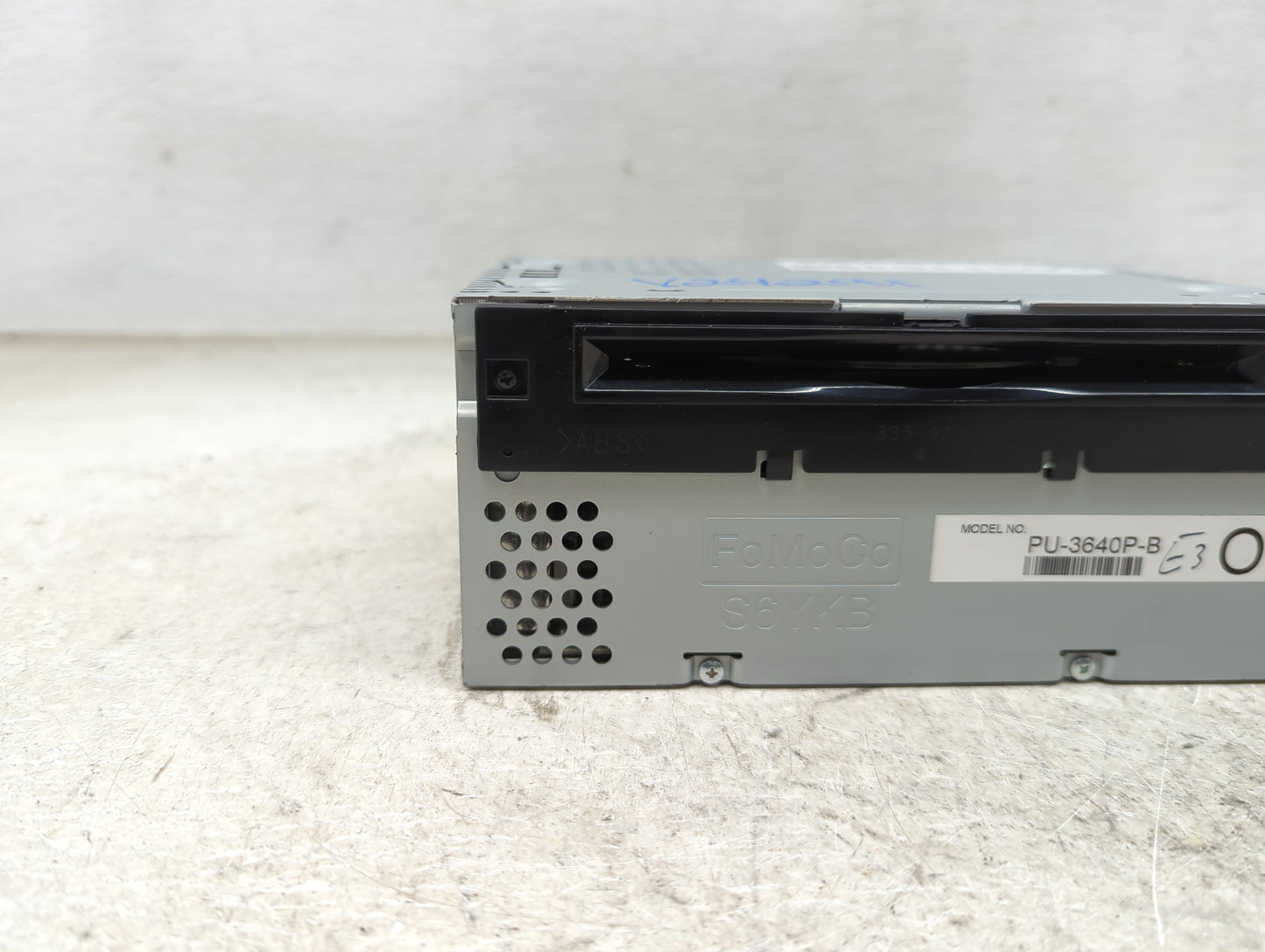 2015 Ford F150 Radio AM FM Cd Player Receiver Replacement P/N:PU-3640P-B FL3T-19C107-HG Fits Fits 2016 OEM Used Auto Parts -