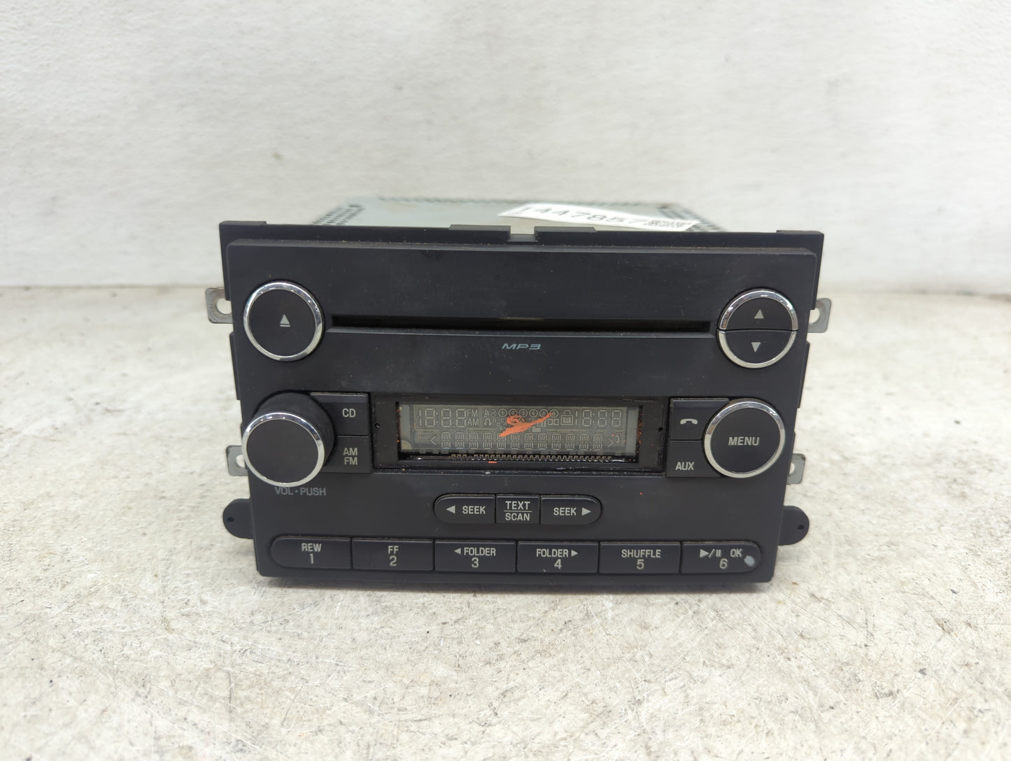 2015 Ford F250sd Radio AM FM Cd Player Receiver Replacement P/N:EC3T-18C869-AA Fits Fits 2014 2016 OEM Used Auto Parts - Oem
