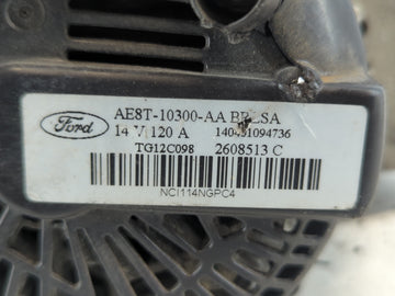 2011-2019 Ford Fiesta Alternator Replacement Generator Charging Assembly Engine OEM P/N:AE8T-10300-AA Fits OEM Used Auto Parts
