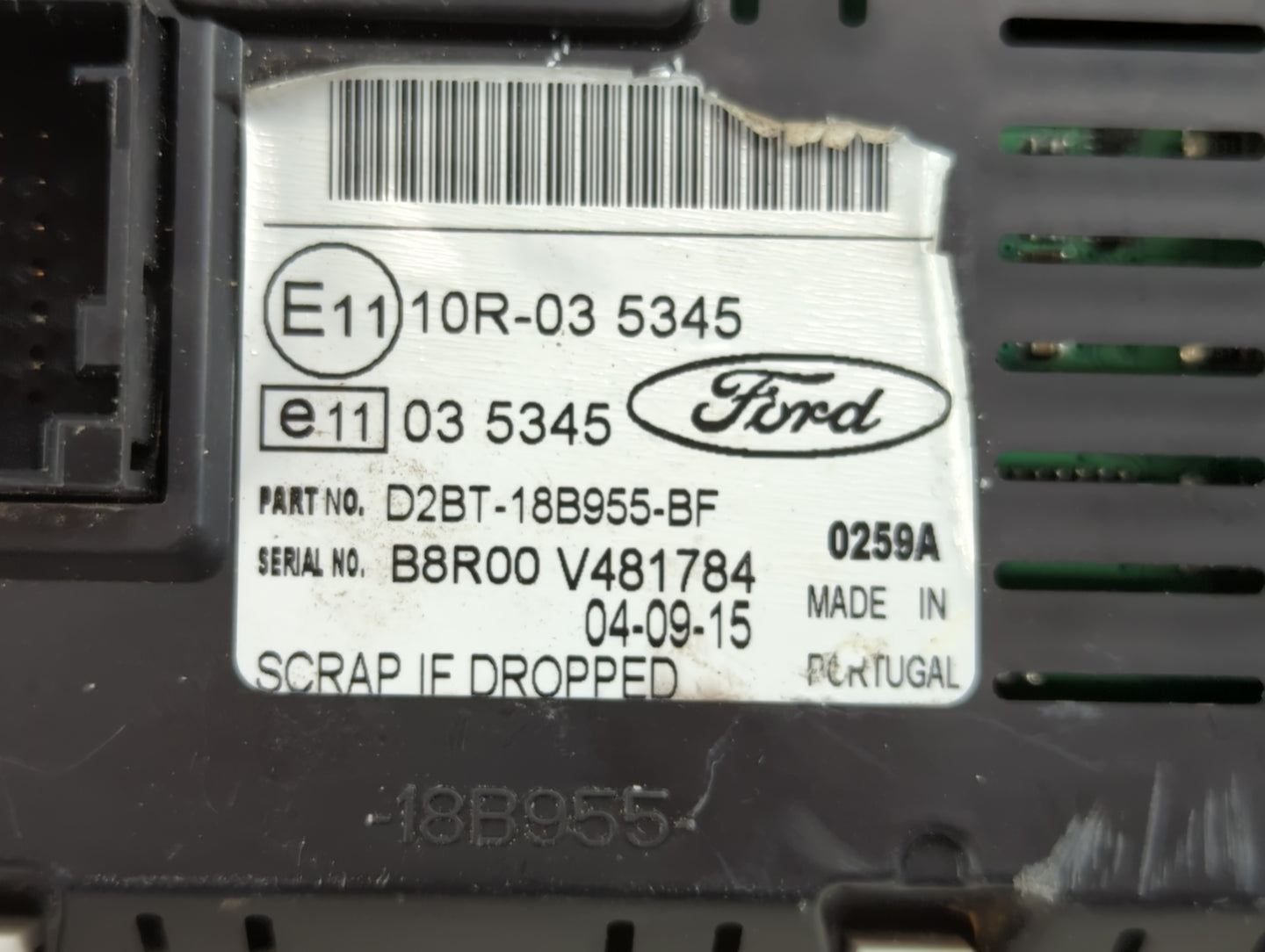2014-2017 Ford Fiesta Information Display Screen - Oemusedautoparts1.com