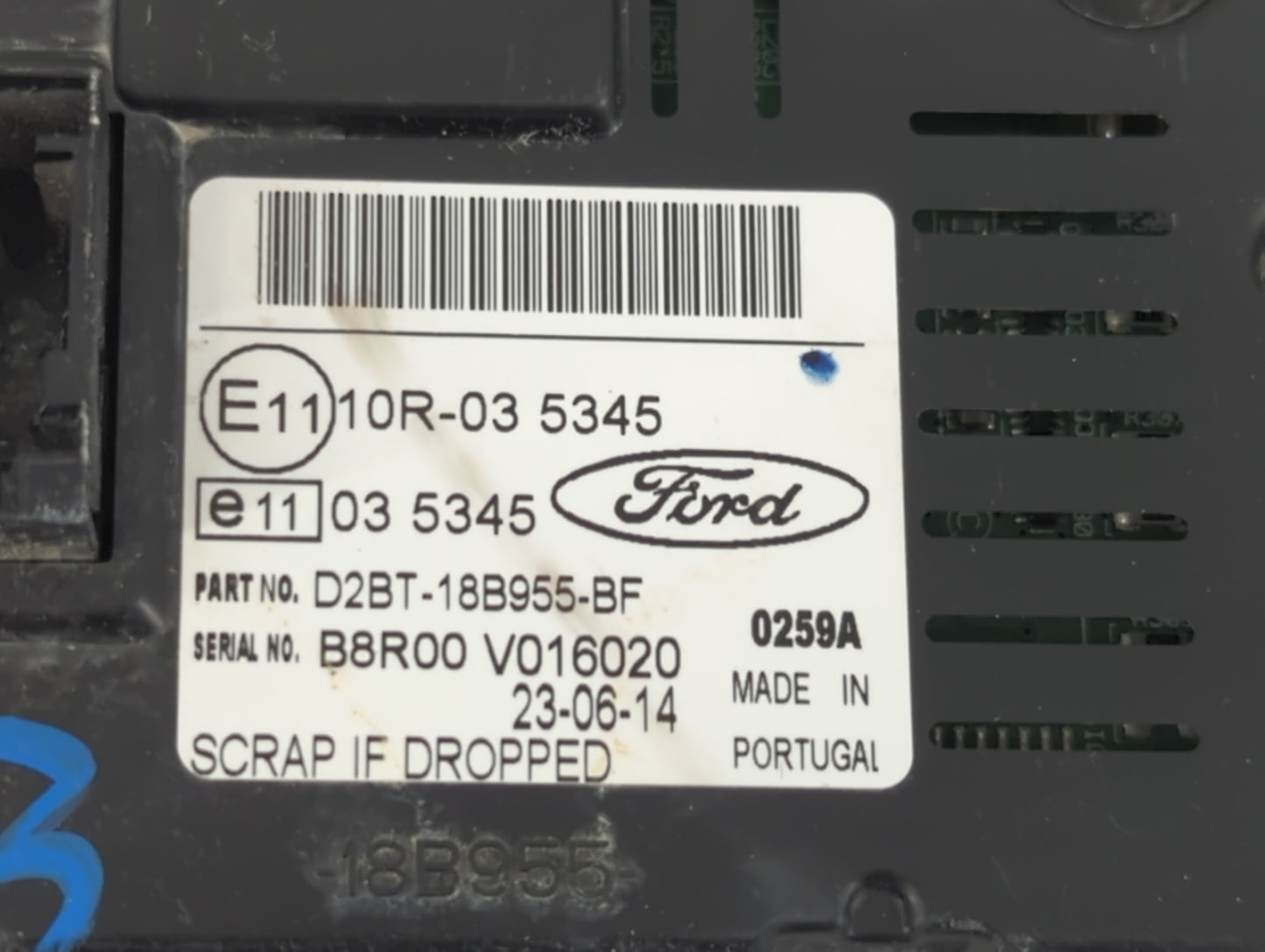 2014-2017 Ford Fiesta Information Display Screen - Oemusedautoparts1.com