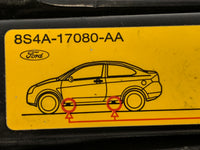 2015 Ford Fiesta Spare Scissor Car Jack 1100778 - Oemusedautoparts1.com