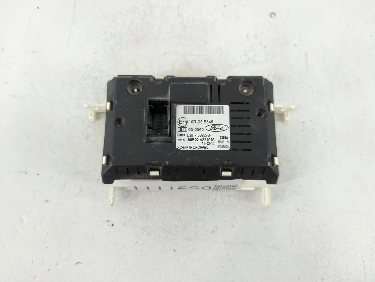 2014-2017 Ford Fiesta Information Radio Display Screen 1111226 - Oemusedautoparts1.com