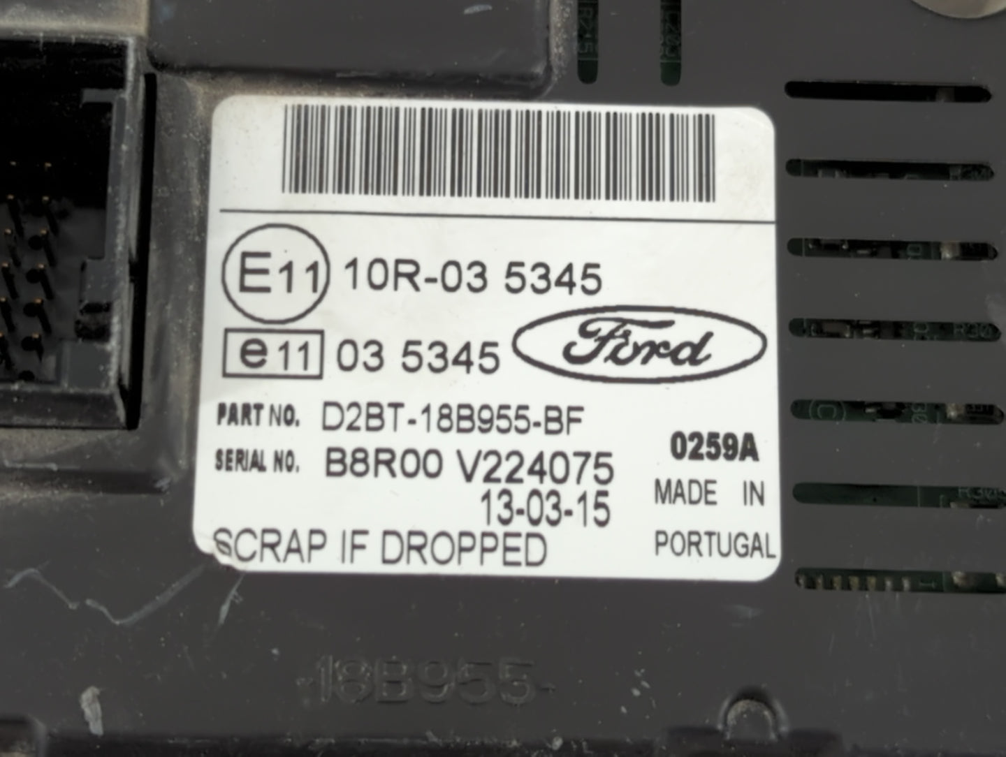 2014-2017 Ford Fiesta Information Display Screen - Oemusedautoparts1.com