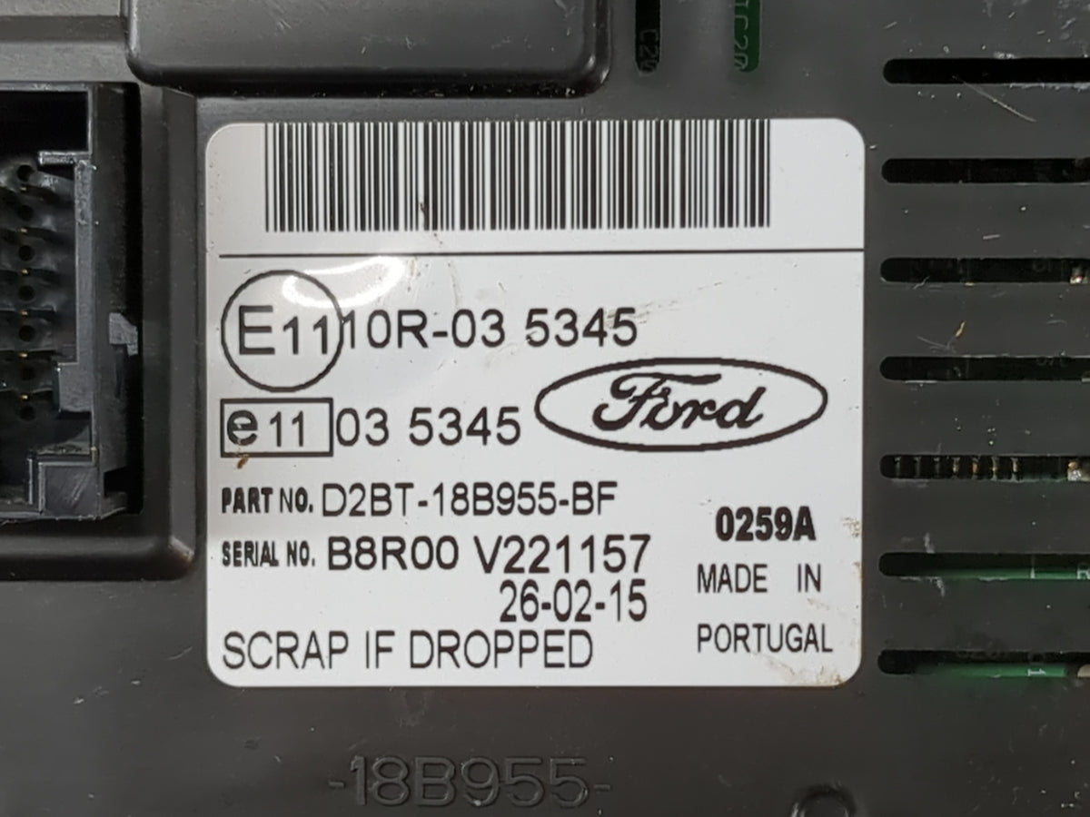 2014-2019 Ford Fiesta Information Radio Display Screen 1129480 - Oemusedautoparts1.com
