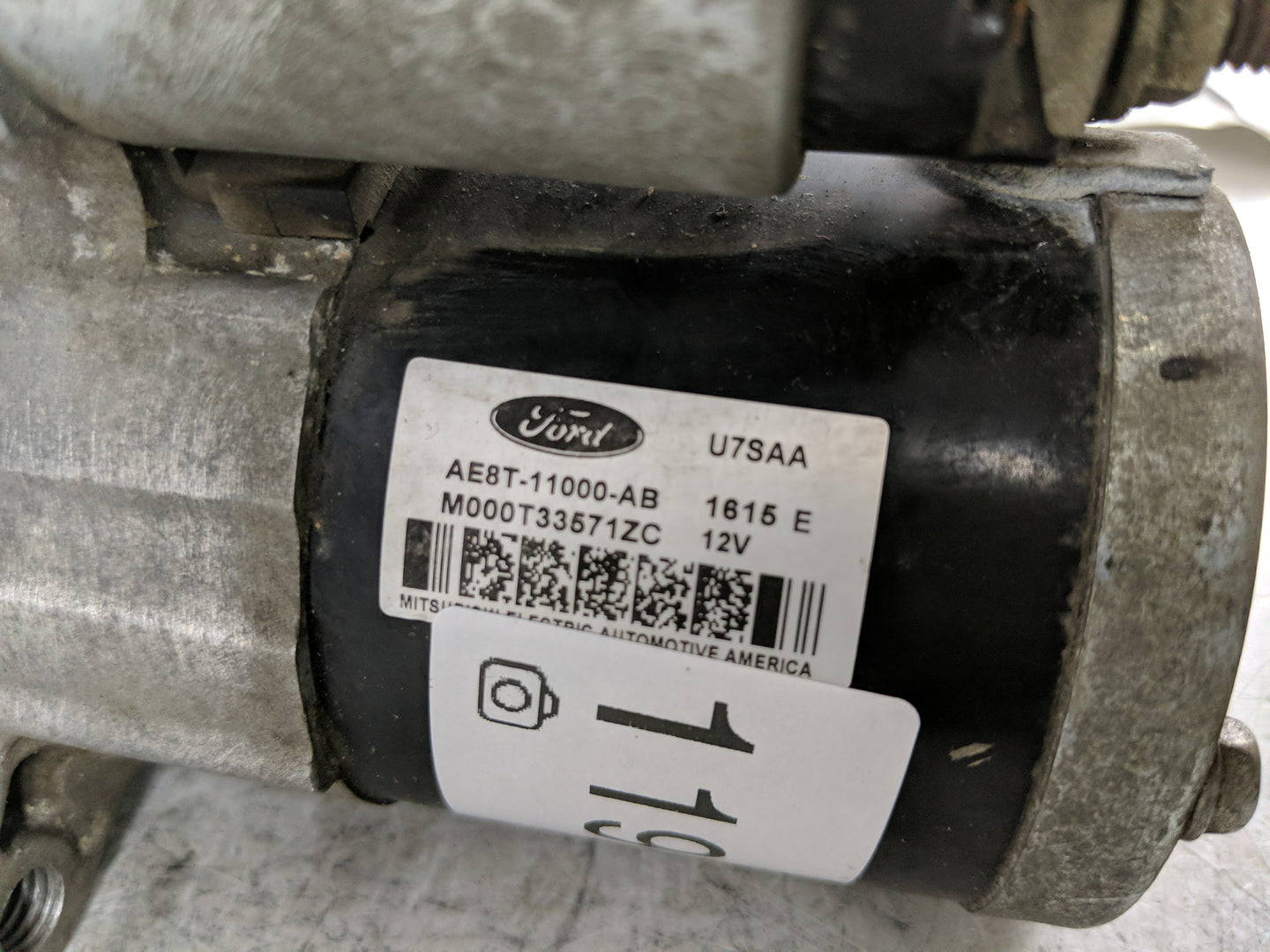 2015 Ford Fiesta Car Starter Motor Solenoid OEM P/N:AE8T-11000-AB Fits OEM Used Auto Parts - Oemusedautoparts1.com