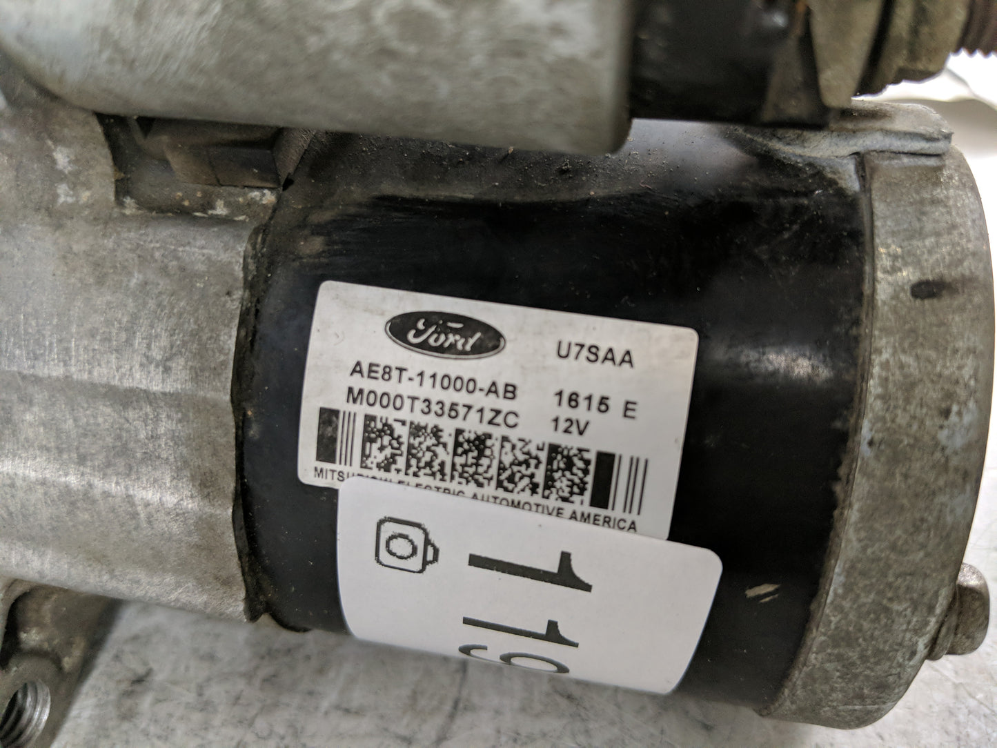 2015 Ford Fiesta Car Starter Motor Solenoid OEM P/N:AE8T-11000-AB Fits OEM Used Auto Parts - Oemusedautoparts1.com