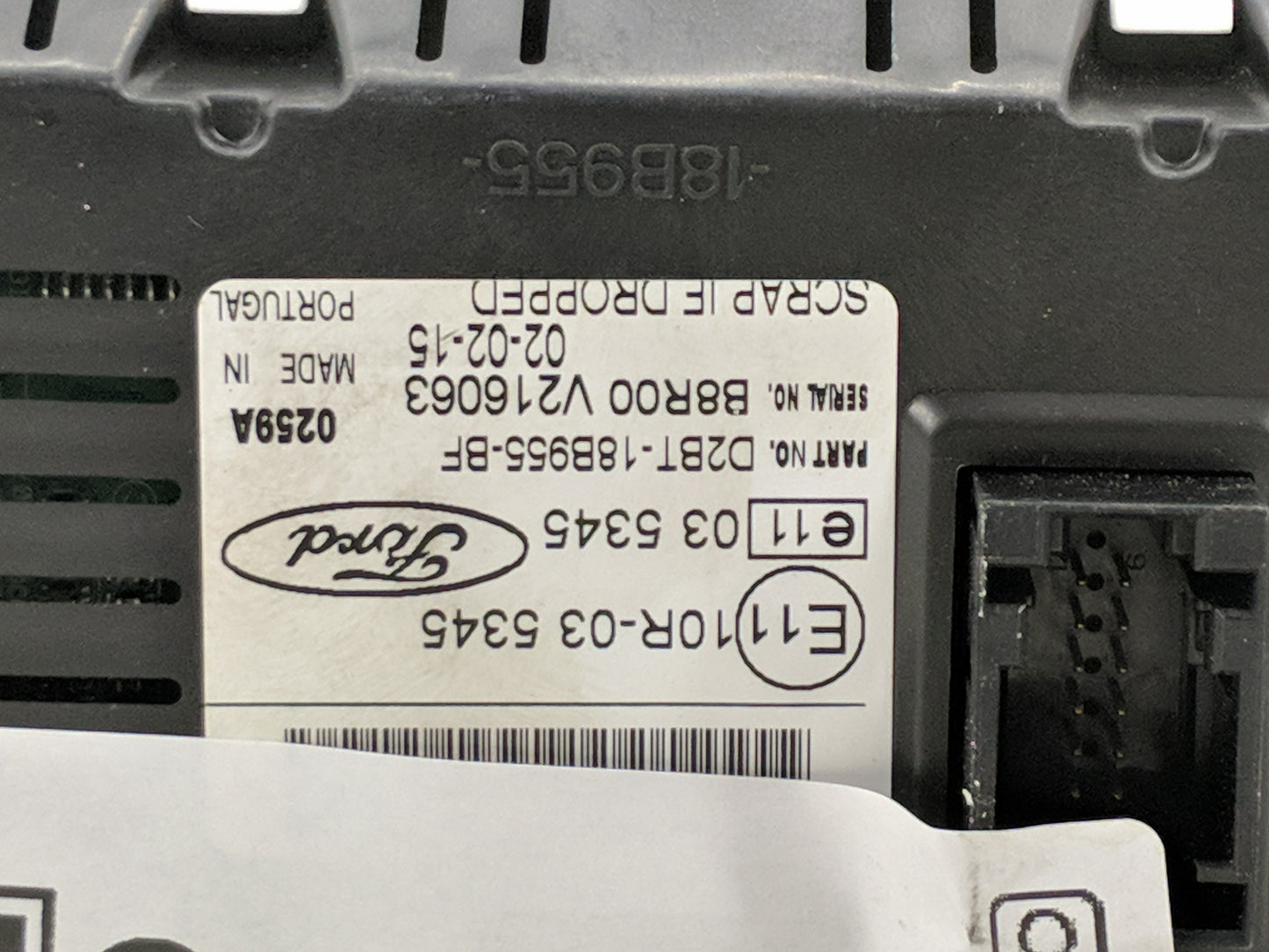 2014-2017 Ford Fiesta Information Display Screen - Oemusedautoparts1.com