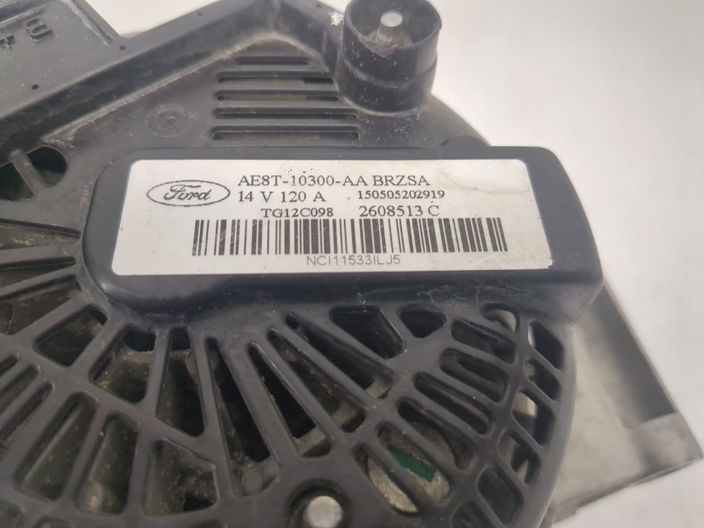 2011-2019 Ford Fiesta Alternator Replacement Generator Charging Assembly Engine OEM P/N:AE8T-10300-AA Fits OEM Used Auto Par