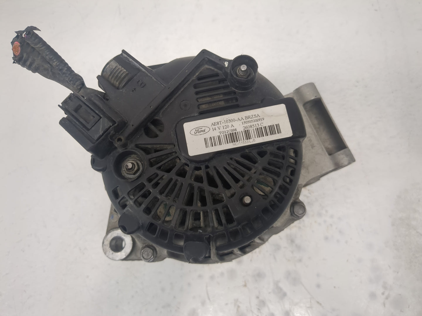 2011-2019 Ford Fiesta Alternator Replacement Generator Charging Assembly Engine OEM P/N:AE8T-10300-AA Fits OEM Used Auto Par