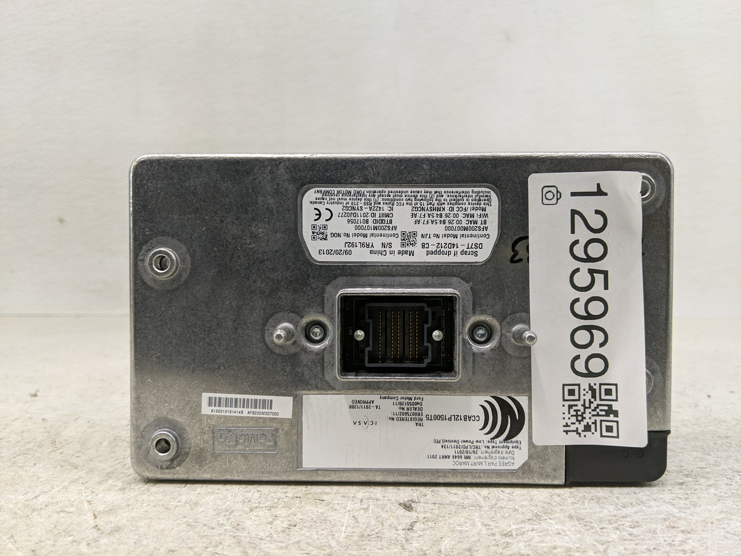 2014-2015 Ford Fiesta Chassis Control Module Ccm Bcm Body Control - Oemusedautoparts1.com