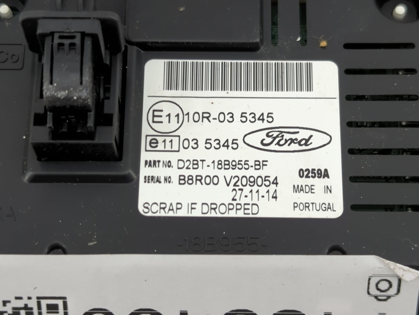 2014-2017 Ford Fiesta Information Display Screen - Oemusedautoparts1.com