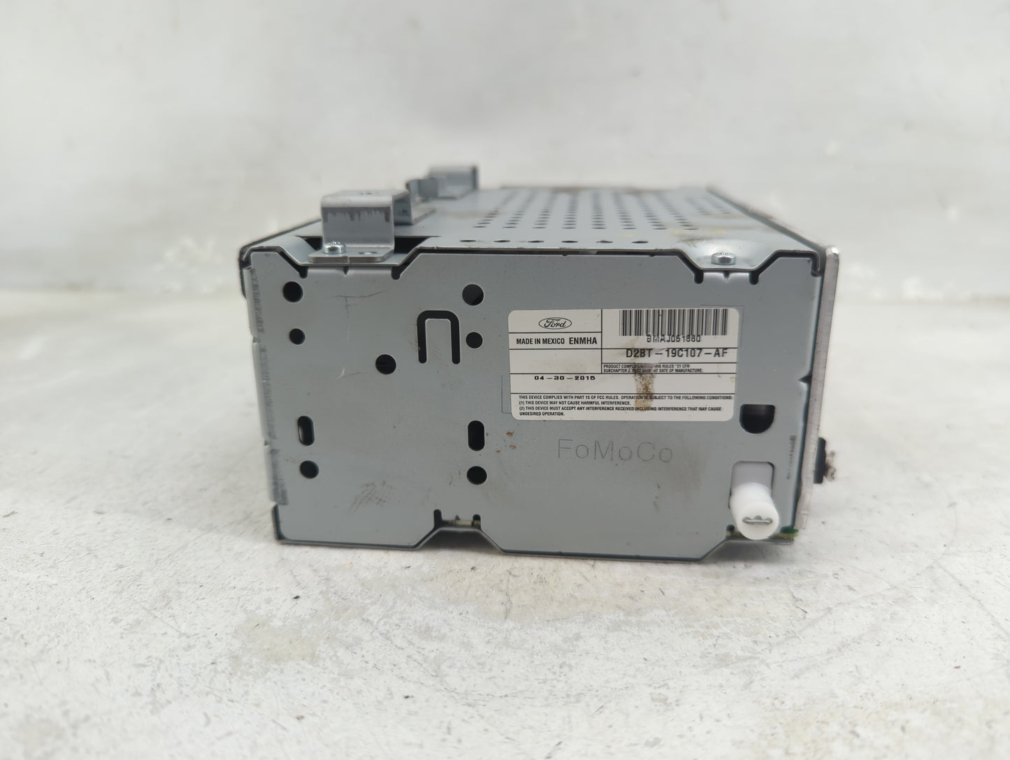 2014-2015 Ford Fiesta Radio AM FM Cd Player Receiver Replacement P/N:D2BT-19C107-AF Fits Fits 2014 2015 OEM Used Auto Parts 