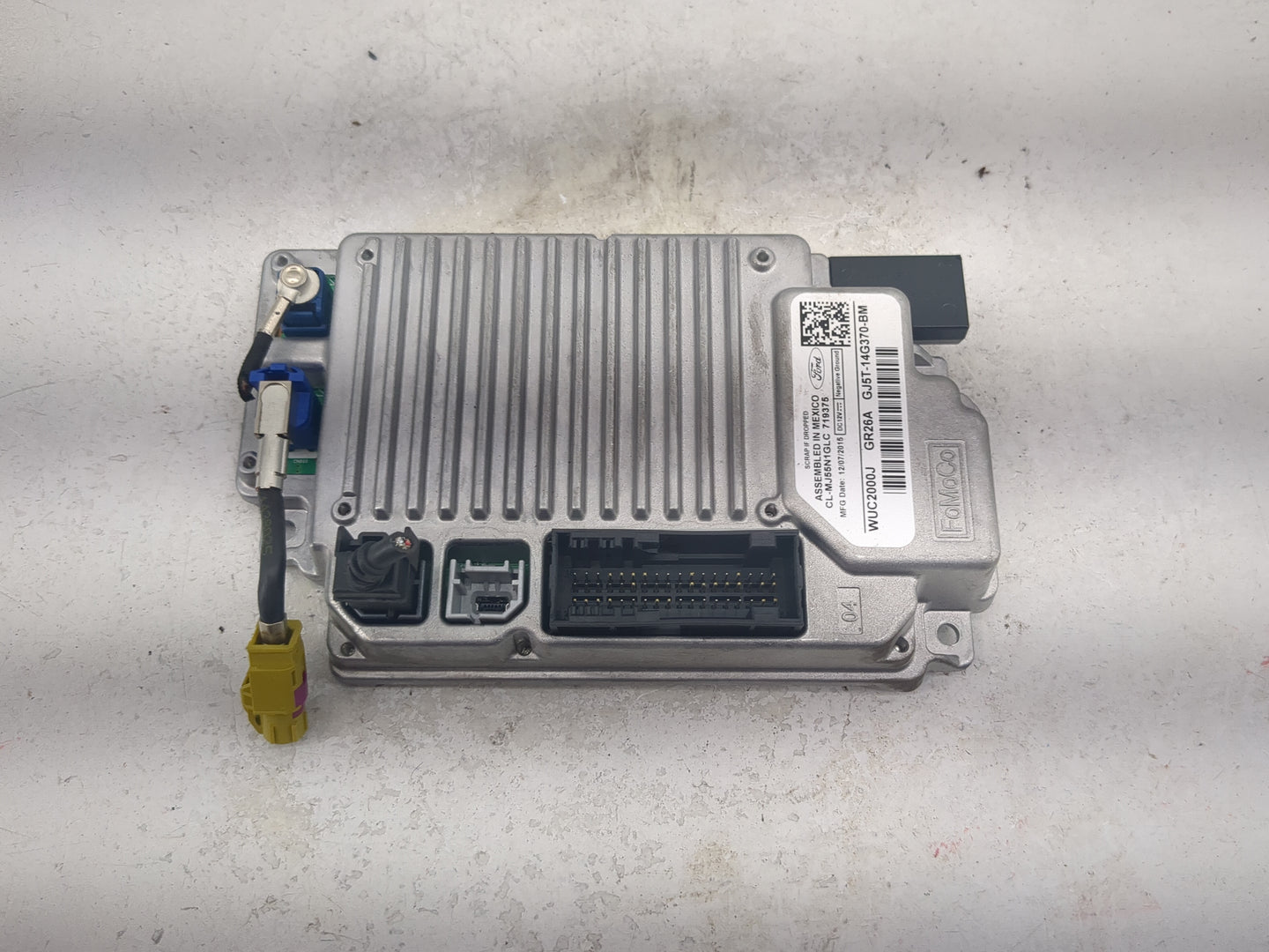 2015 Ford Fiesta PCM Engine Control Computer ECU ECM PCU OEM P/N:GJ5T-14G370-BM GB5T-14D211-BF Fits OEM Used Auto Parts - Oe