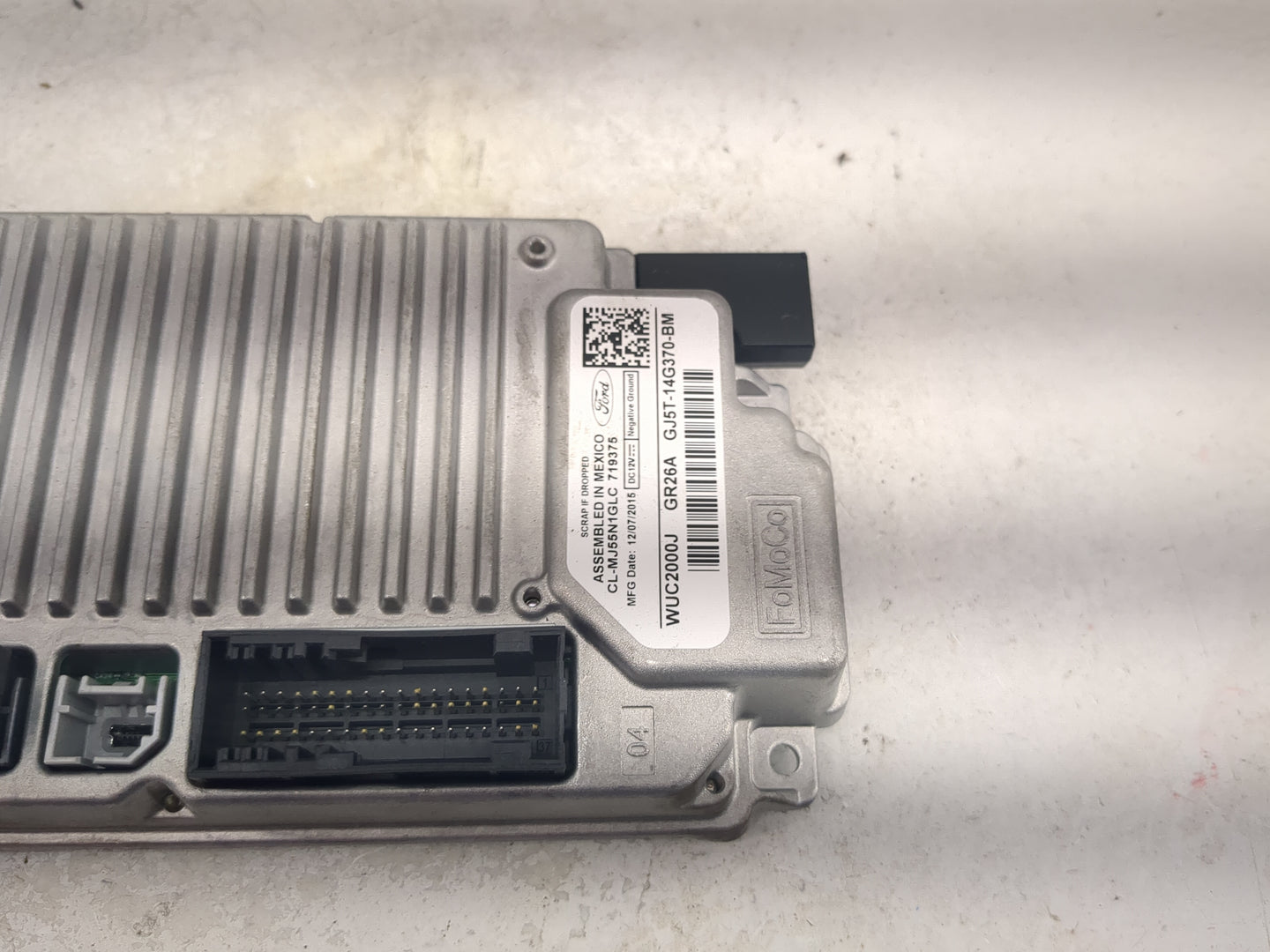 2015 Ford Fiesta PCM Engine Control Computer ECU ECM PCU OEM P/N:GJ5T-14G370-BM GB5T-14D211-BF Fits OEM Used Auto Parts - Oe