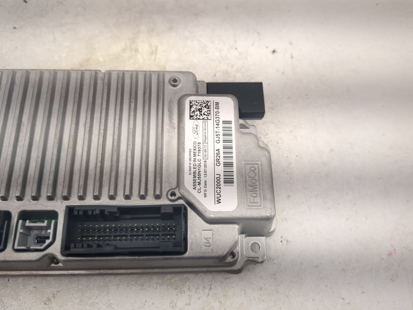 2015 Ford Fiesta PCM Engine Control Computer ECU ECM PCU OEM P/N:GJ5T-14G370-BM GB5T-14D211-BF Fits OEM Used Auto Parts - Oe