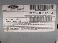 2014-2015 Ford Fiesta Radio AM FM Cd Player Receiver Replacement P/N:D2BT-19C107-CE B2CG007892 Fits Fits 2014 2015 OEM Used 