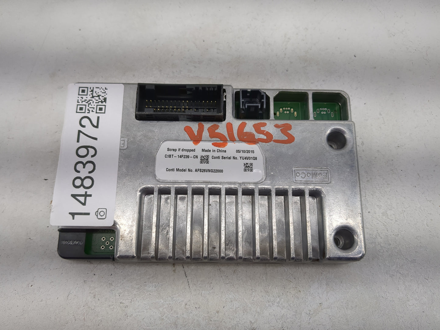 Ford Fiesta Communication Control Module 1483972 - Oemusedautoparts1.com