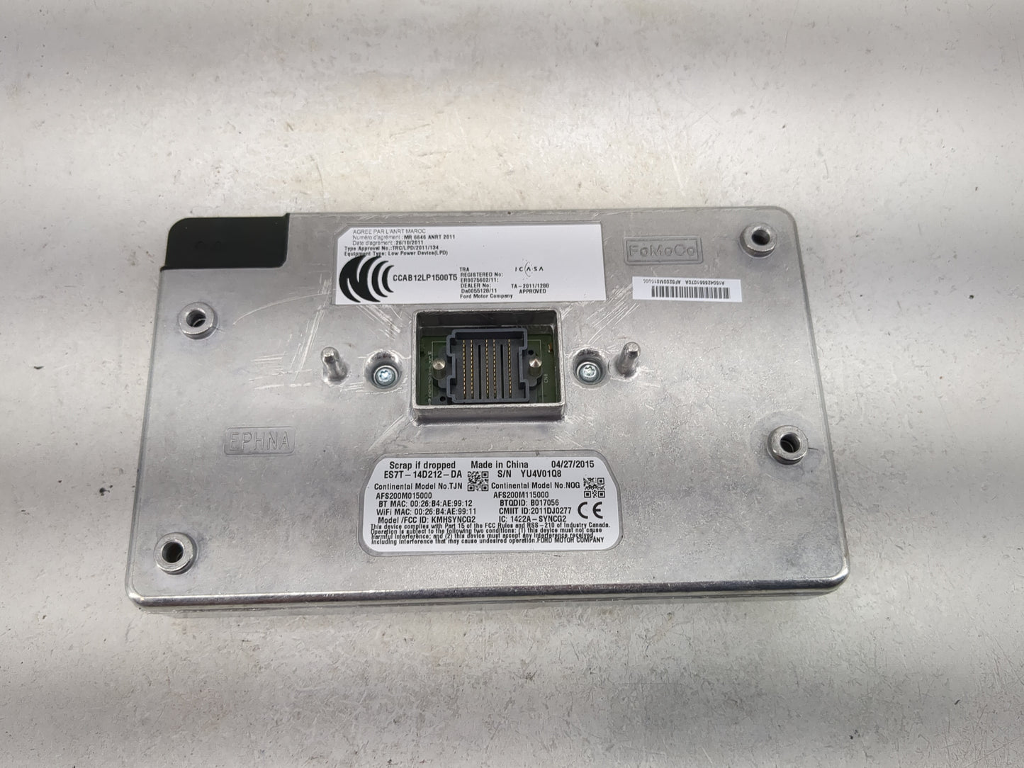 Ford Fiesta Communication Control Module 1483972 - Oemusedautoparts1.com