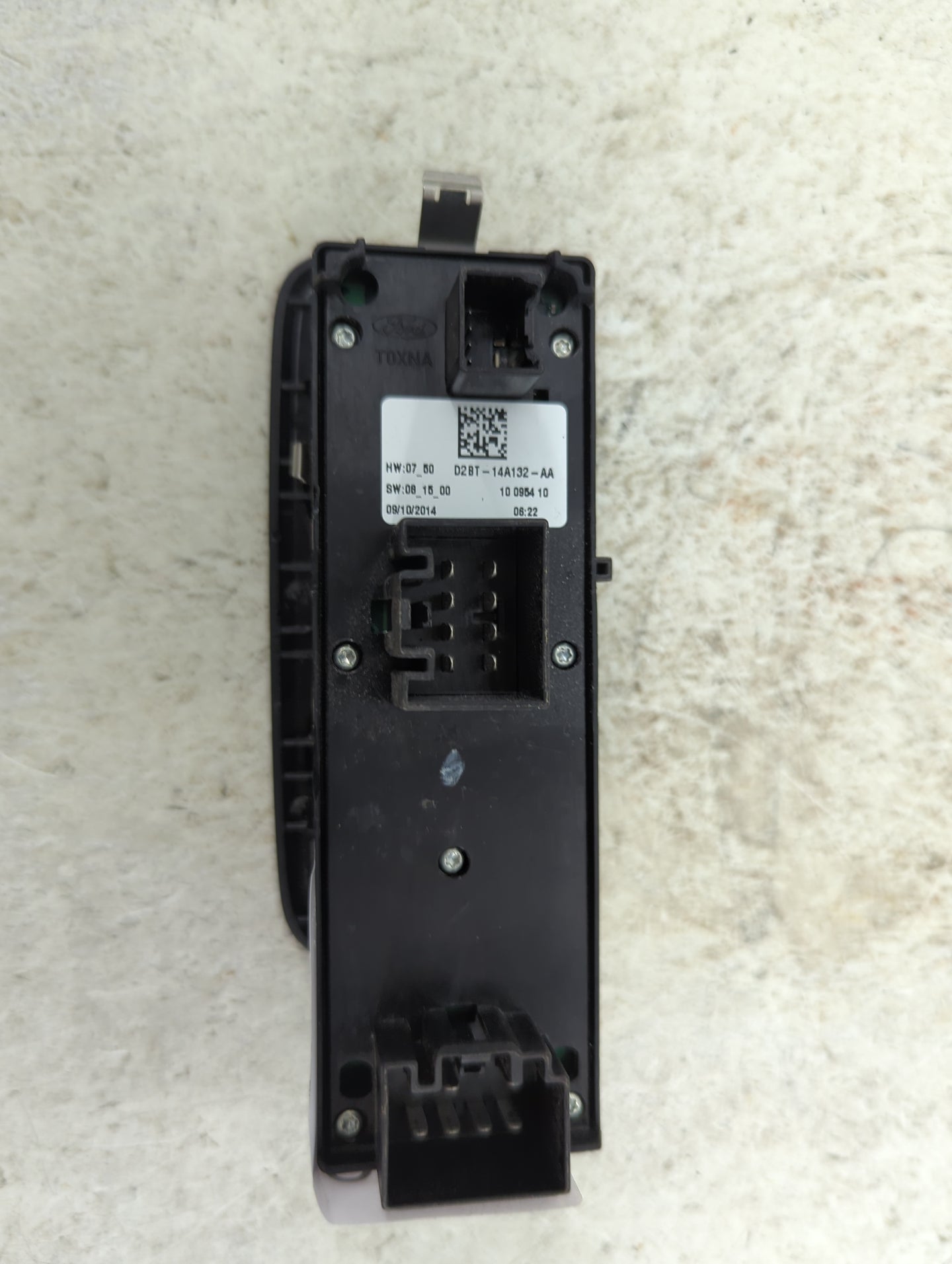 2014-2019 Ford Fiesta Master Power Window Switch Replacement Driver Side Left P/N:D2BT-14A132-AA Fits OEM Used Auto Parts - 