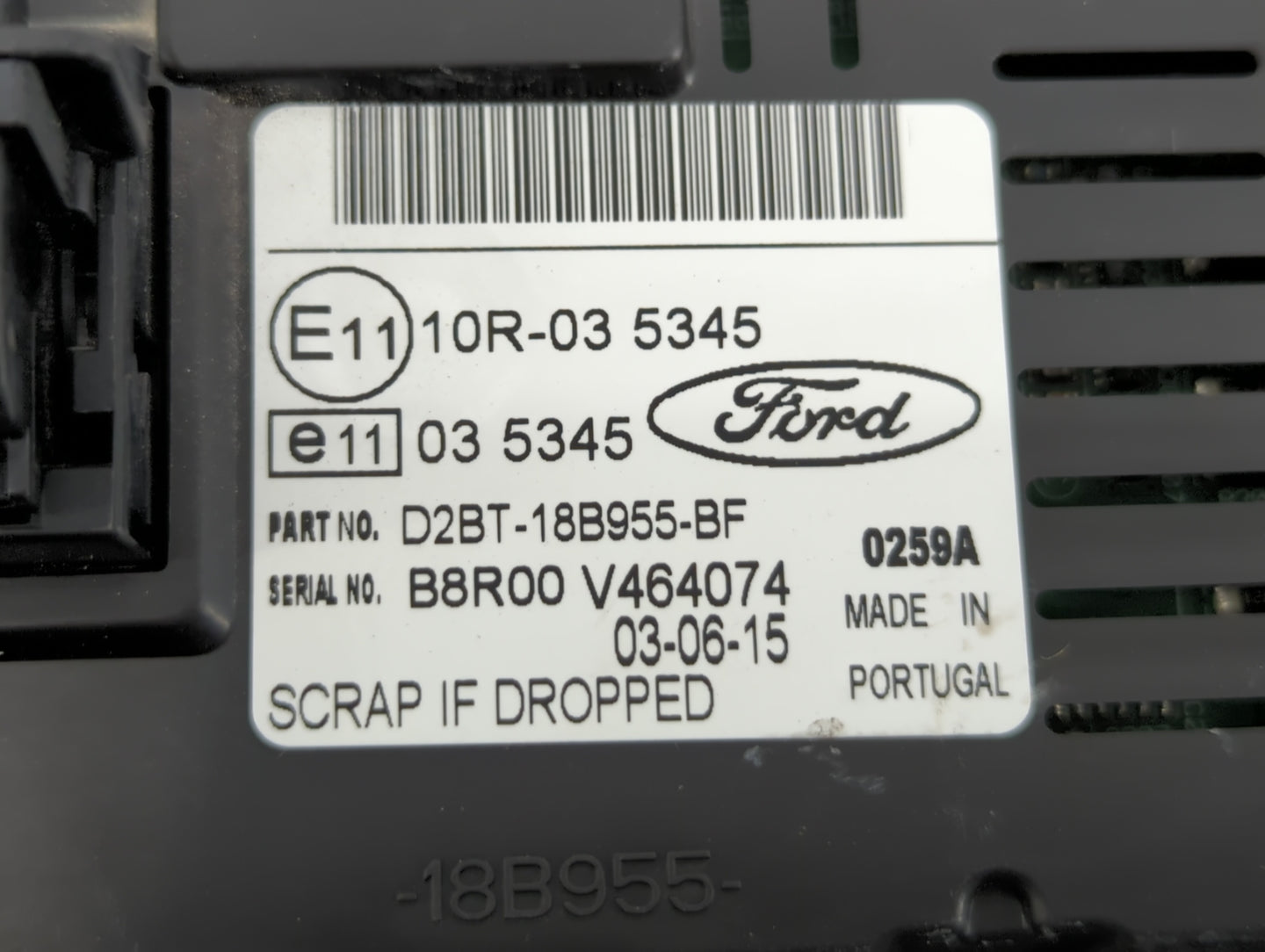2014-2017 Ford Fiesta Information Display Screen - Oemusedautoparts1.com