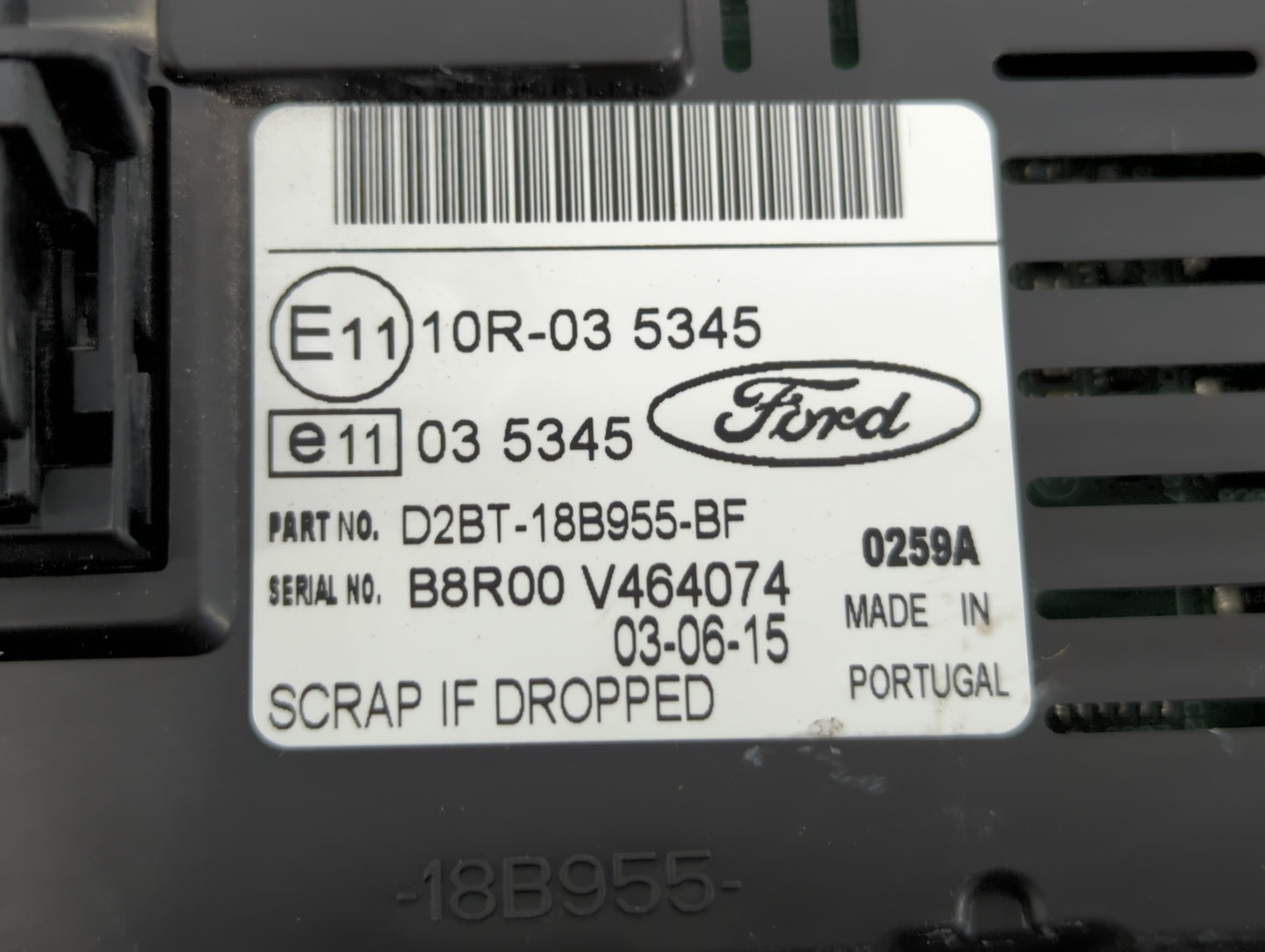 2014-2017 Ford Fiesta Information Display Screen - Oemusedautoparts1.com