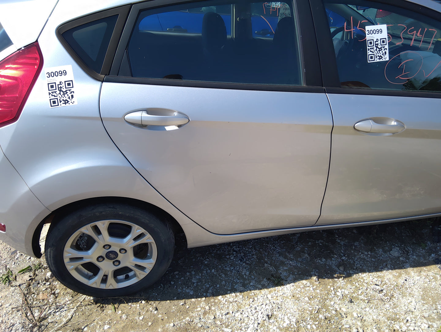 2011-2015 Ford Fiesta Passenger Rear Door Oem - Oemusedautoparts1.com