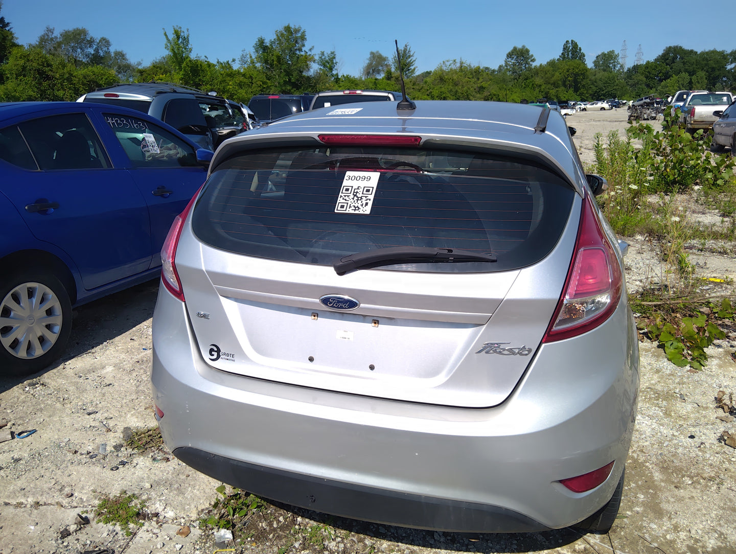 2011-2019 Ford Fiesta Trunk/decklid/hatch/tailgate Oem - Oemusedautoparts1.com