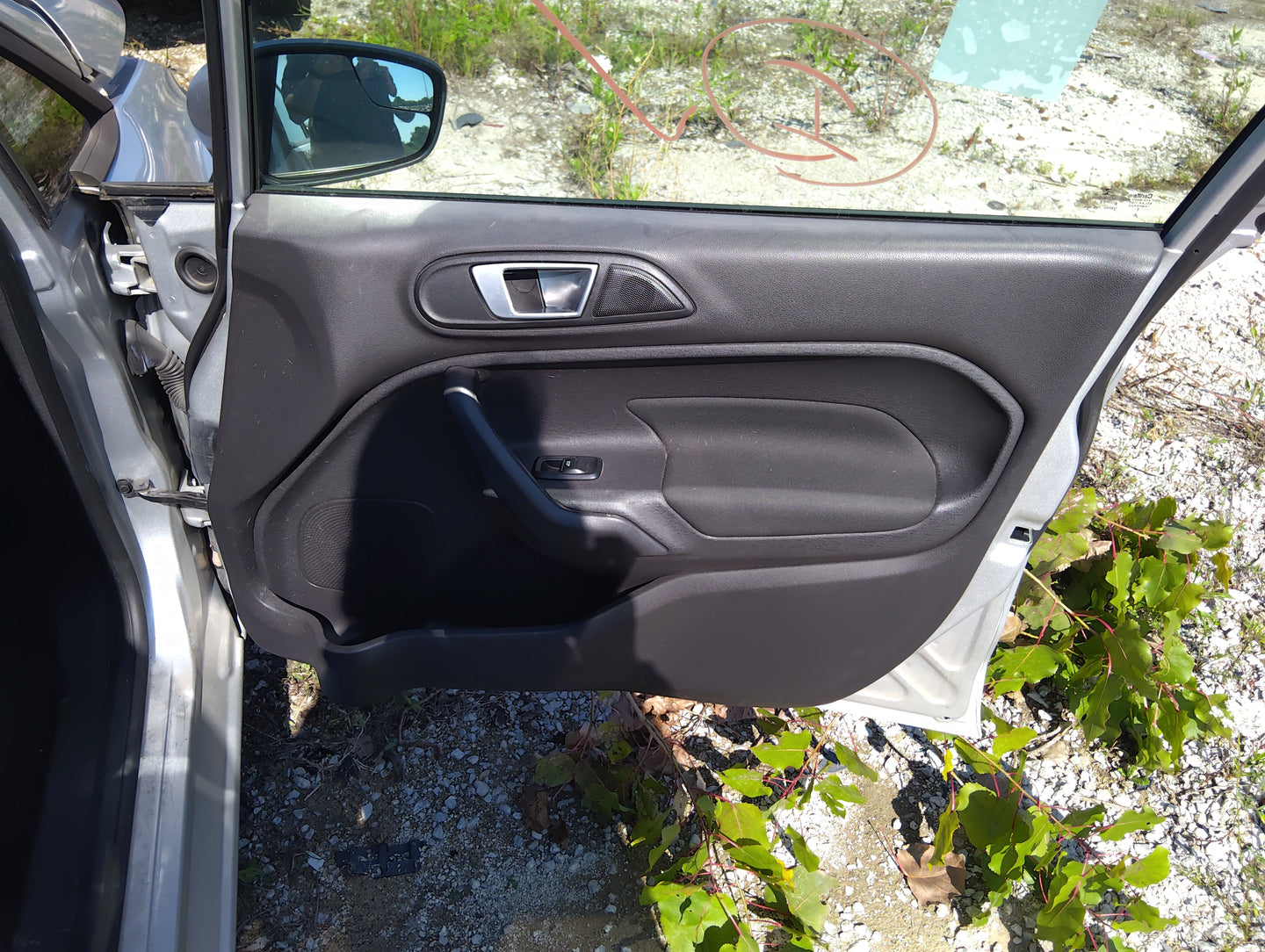 2015 Ford Fiesta Front Right Passenger Interior Door Panel Trim - Oemusedautoparts1.com