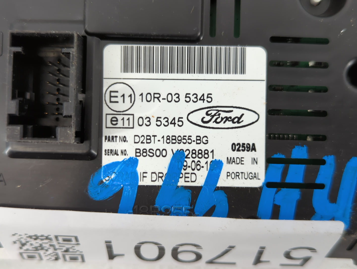 2014-2017 Ford Fiesta Information Display Screen - Oemusedautoparts1.com