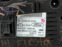 2014-2017 Ford Fiesta Information Display Screen - Oemusedautoparts1.com