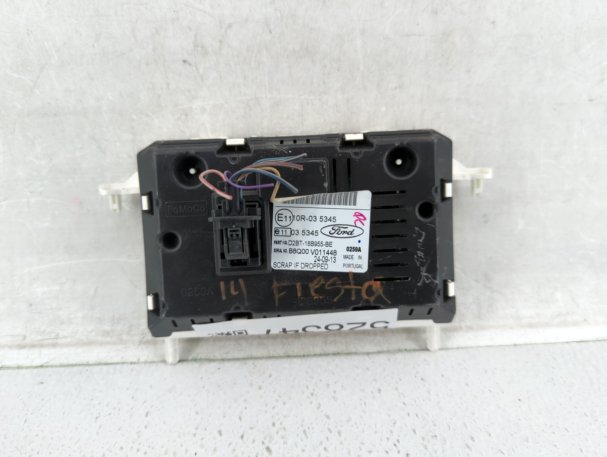 2014-2017 Ford Fiesta Information Radio Display Screen 528347 - Oemusedautoparts1.com