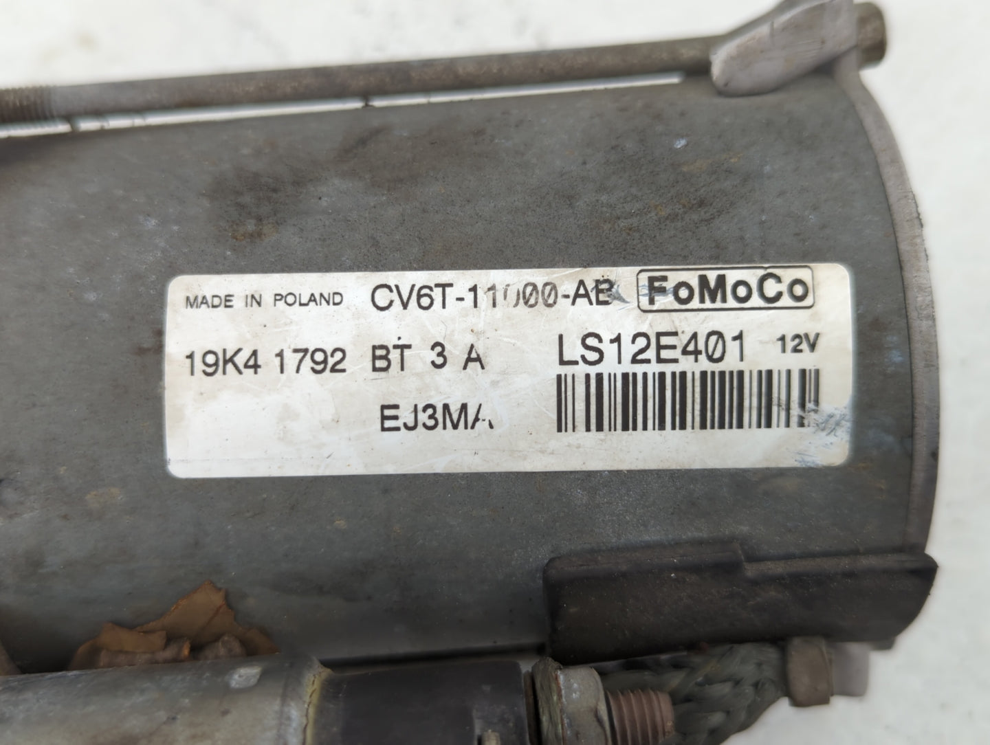 2014-2017 Ford Fiesta Car Starter Motor Solenoid OEM P/N:CV6T-11000-AB Fits Fits 2014 2015 2016 2017 OEM Used Auto Parts - O