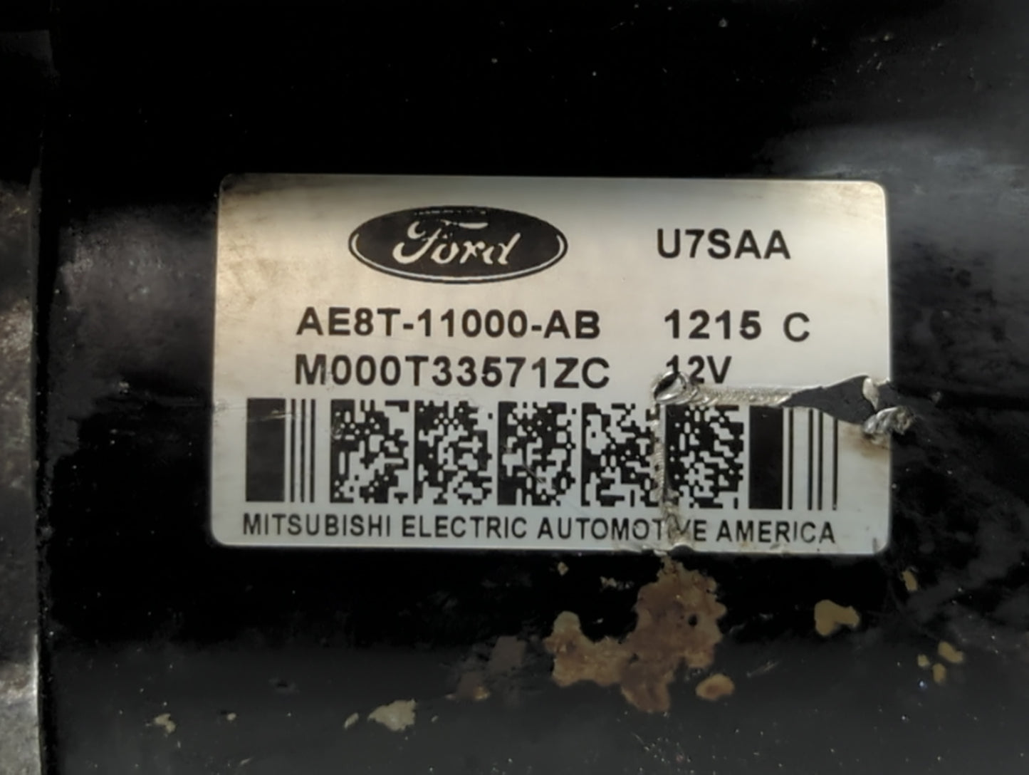 2011-2019 Ford Fiesta Car Starter Motor Solenoid OEM P/N:AE8T-11000-AB Fits Fits 2011 2012 2013 2014 2015 2016 2017 2018 201