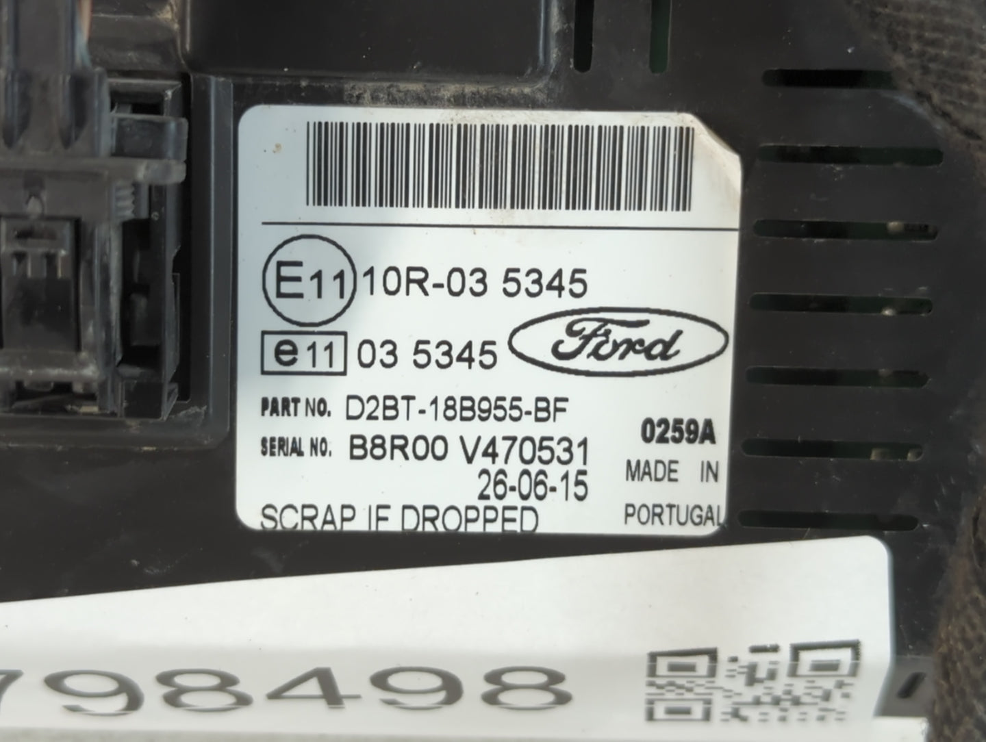 2014-2017 Ford Fiesta Information Display Screen - Oemusedautoparts1.com