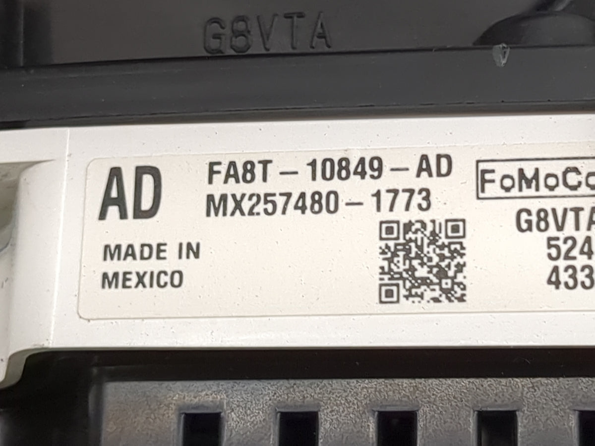 2015 Ford Flex Instrument Cluster Speedometer Gauges P/N:FA8T-10849-AD MX257480-1773 Miles: Fits OEM Used Auto Parts - Oemus