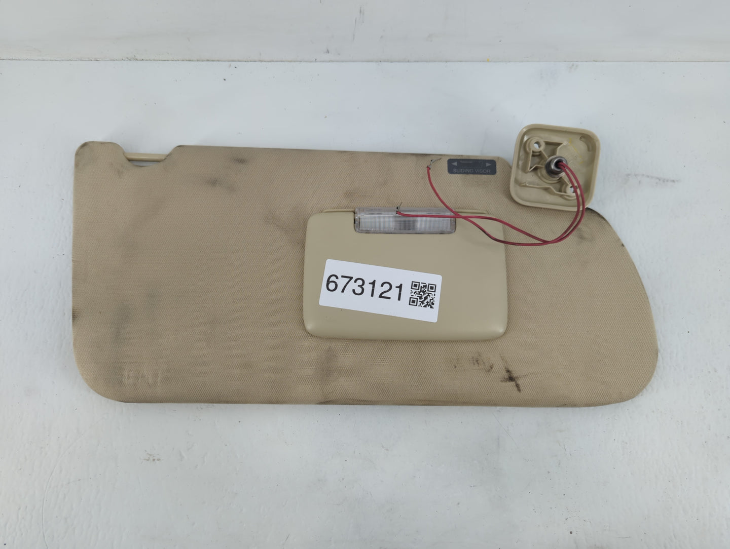 2013-2019 Ford Flex Sun Visor Shade Replacement Passenger Right Mirror Fits Fits 2013 2014 2015 2016 2017 2018 2019 OEM Used